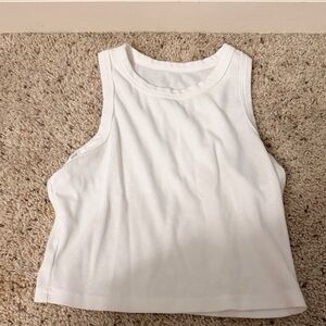 Classic White Sleeveless Women's Top